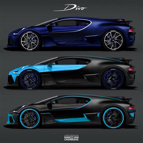 Bugatti Divo livery and spec concepts :: Behance