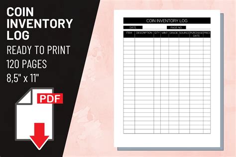 Template Printable Coin Collecting Sheets