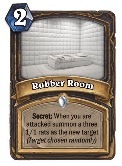 A rubber room, A rubber room with rats! : r/customhearthstone