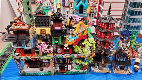 LEGO City Update Placing Ninjago City Gardens! - YouTube