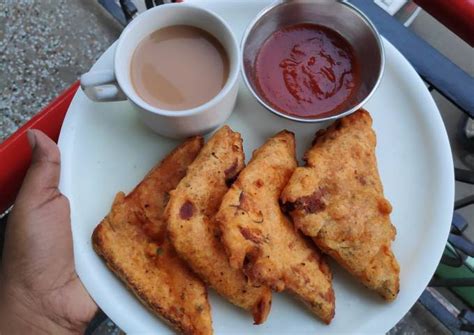 Bread Pakoda Recipe by Roonjoon Gogoi - Cookpad