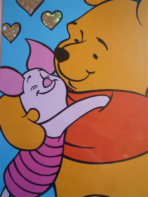 Postkarte Pooh and Piglet hugging | The Art Group Limited Lo… | Flickr