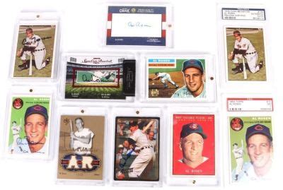 Lot 164259 – AL ROSEN AUTOGRAPH RELIC CARDS (9) – Florida Estate Sales & Auctions