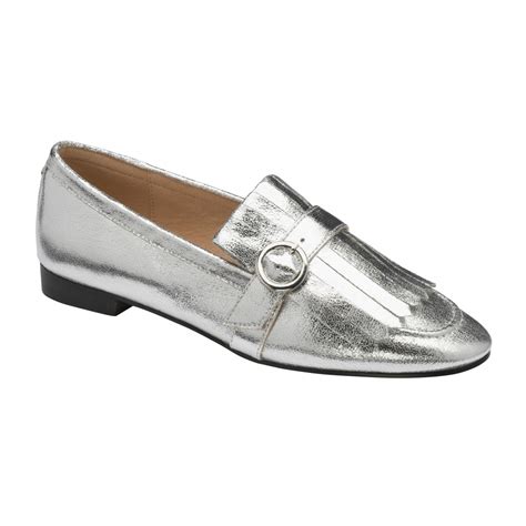 Buy Ravel ladies Estrada Loafers in silver online at www.ravel.co.uk.