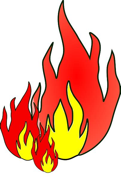 Red Yellow Fire - Free vector graphic on Pixabay