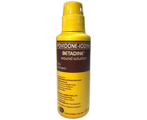 BETADINE WOUND SOLUTION 25ML – SRS Sulit