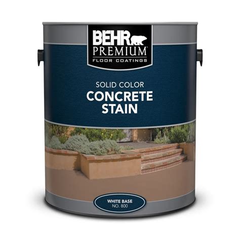 Solid Color Concrete Stain | BEHR PREMIUM® | Behr | Stained concrete ...