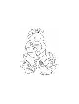 Milkman buffalo coloring Page  Download Free sketch template