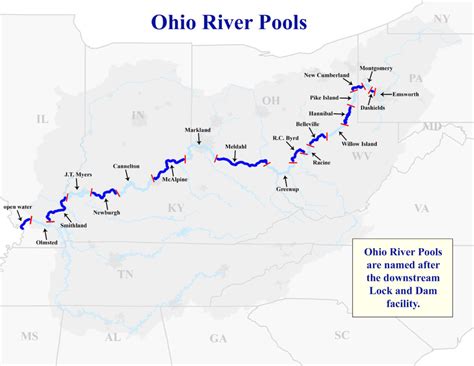 Ohio River Dams Map - Chrysa Bobinette