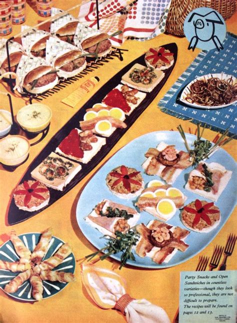 1950s Britain – Part Four | Cocktail party food, Vintage recipes, Retro ...