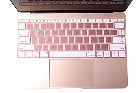 Rose Gold Keyboard Cover for 2018 2017 2016 Release MacBook Pro 13 Inch ...