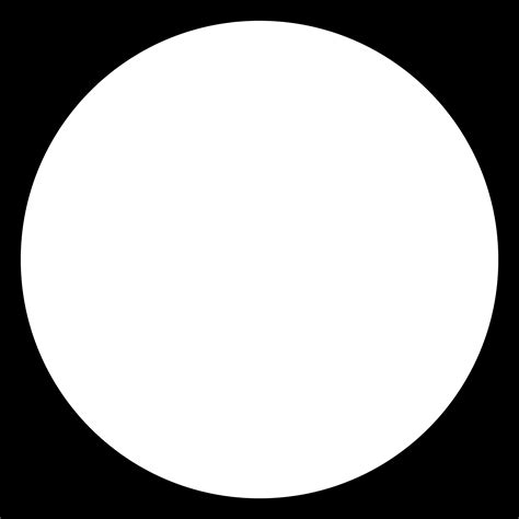 Download Transition Circle - Blank White Circle Png | Transparent PNG Download | SeekPNG