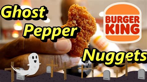 Burger King Ghost Pepper Chicken Nuggets Review - YouTube