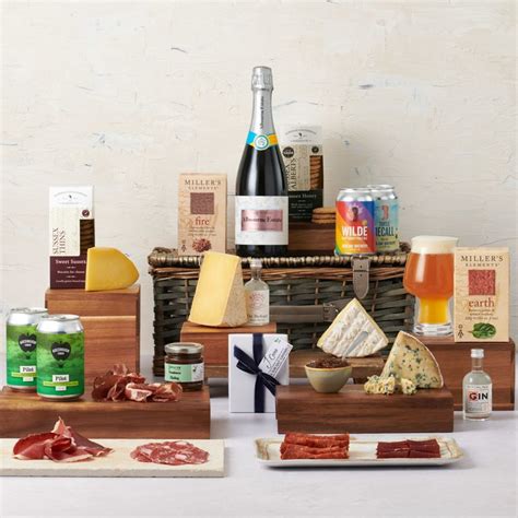 Sussex Cheese Hamper with Beer, Gin & Charcuterie by The Great British ...