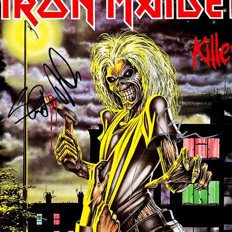 Iron Maiden - Killers LP Cover Limited Signature Edition Licensed Cust - RARE-T