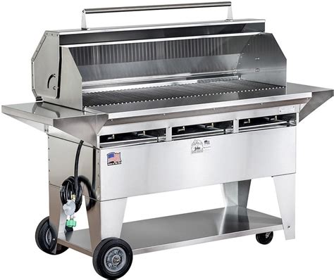 Big John 300135-LPSSCMB, 69" Stainless Steel Propane Gas Outdoor Grill ...