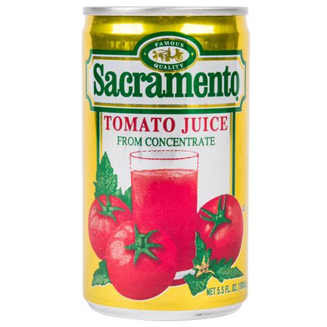 5.5 oz. Canned Tomato Juice - 48/Case