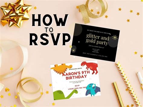 How to RSVP to a Birthday Party Invitation/Event (Sample Wording Included for YES/NO/Maybe ...