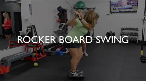 TheraBand Rocker Board Swing | Golf Exercises to Improve Your Swing ...