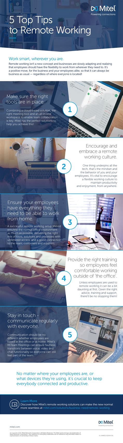 5 Top Tips to Remote Working