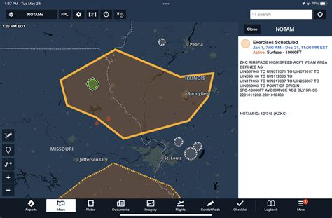 ForeFlight adds graphical en route NOTAMs in latest update - iPad Pilot News