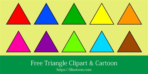 Free Triangle Clipart & Cartoon | Illustoon