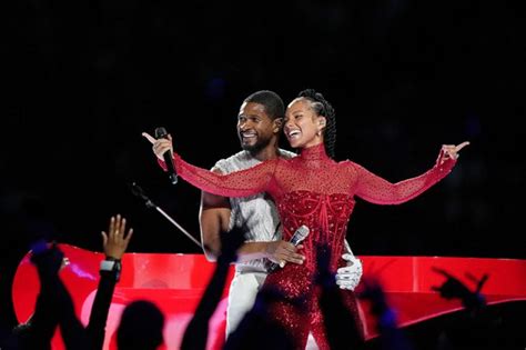 Usher dazzles at Super Bowl halftime show with help from his friends