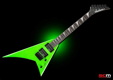 Jackson JS1X RR Rhoads Minion Electric Guitar ⅔ Scale Neon Green – South Coast Music