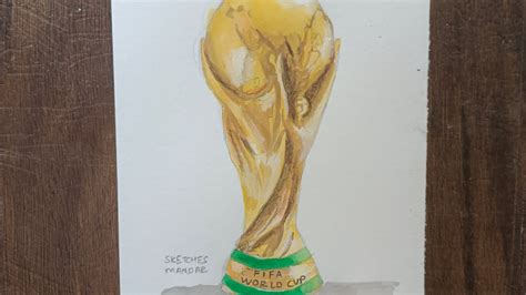 FIFA World Cup Trophy ki Painting 🎨 - YouTube