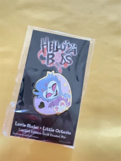 VIVZIEPOP PIN HELLUVA Boss Lovie Stolas + Octavia Gold Enamel Pin Limited stock £54.74 - PicClick UK