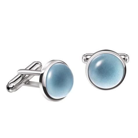 Natural Blue Topaz Sterling Silver Cufflinks | Sterling silver cufflinks, Silver cufflinks ...