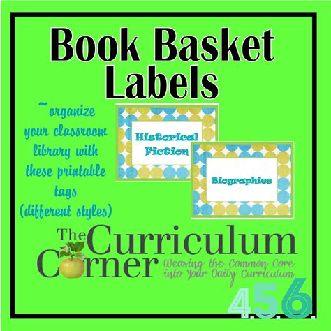 Free Printable Book Bin Labels | Free Printable