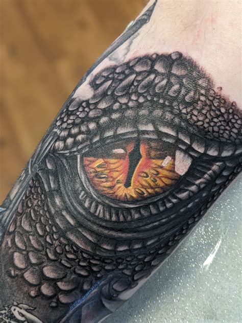 Dragon’s eye by Narnia at Drawing Board Tattoo Co. in Asheville, NC : r ...