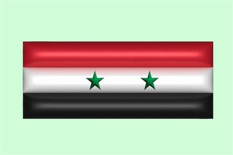 Drapeau De La Syrie | Vecteur Premium