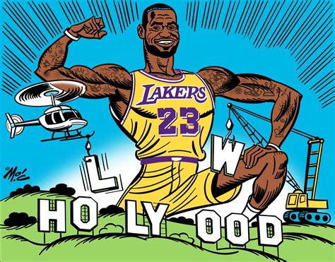 Cartoon LeBron Lakers Wallpapers - Top Free Cartoon LeBron Lakers Backgrounds - WallpaperAccess