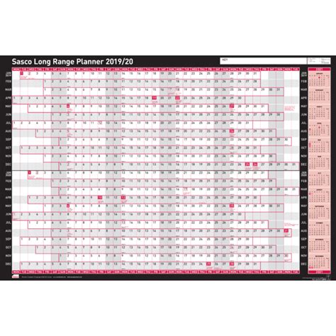 Sasco Mounted Long Range Planner 2019-21 – Sasco Planners