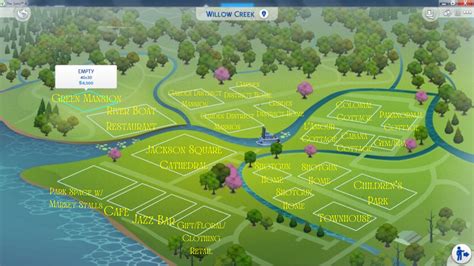 Willow Creek Plan | Sims 4 house plans, Sims 4 houses, Sims house