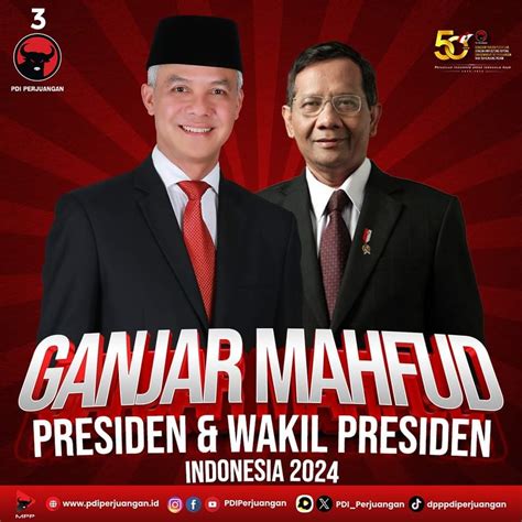 PDIP Tetapkan Mahfud MD Sebagai Cawapres Ganjar Pranowo