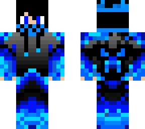 Blue creeper | Minecraft Skin