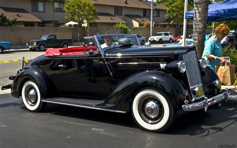 1936 Packard 999 One Twenty Convertible Coupe - black - fvr - Other Makes and Models - Antique ...