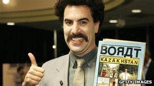 Borat anthem stuns Kazakh gold medallist in Kuwait - BBC News