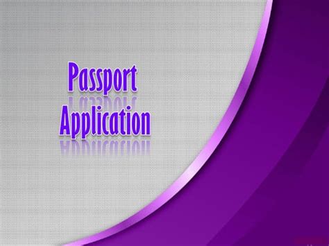 Passport Application by michellecline121 - Issuu