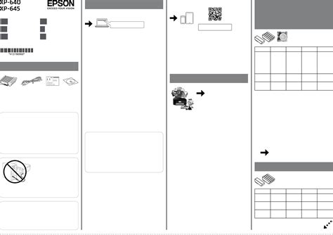 Manual Epson EXPRESSION PREMIUM XP-640 (page 1 of 4) (English, German, Dutch, French, Italian ...