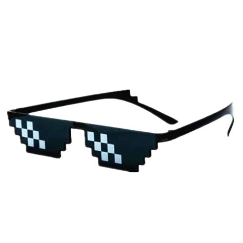 Aliexpress.com : Buy Funny Sunglasses Mosaic Pixelated Thug Life Sun Glasses for Men Women ...