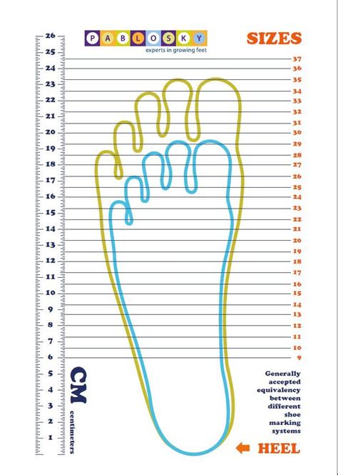 Foot Measurement Tool Printable