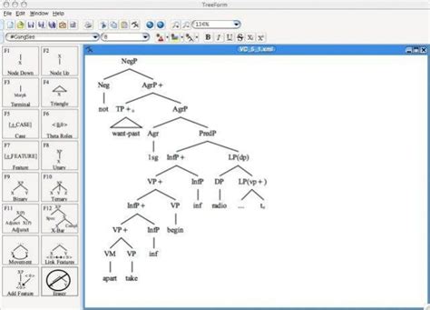 TreeForm Syntax Tree Drawing Software Free Download