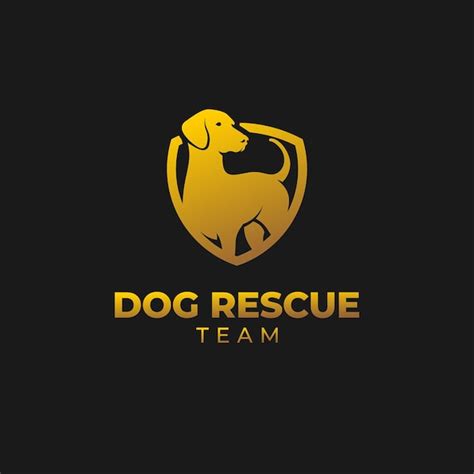 Premium Vector | Dog rescue logo