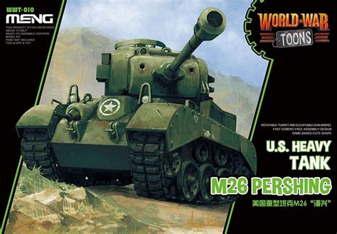 Meng WWT-010 World War Toons U.S. Heavy Tank M26 Pershing Model Kit USA | eBay