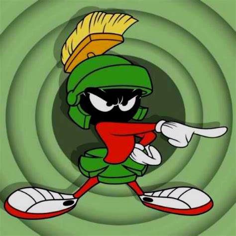 Marvin the Martian. "You have made me very angry, very angry indeed ...