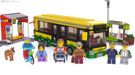 LEGO City 2017 Bus Station build & review